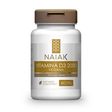 Vitamina D3 Vegana 2000ui Naiak 60 cápsulas