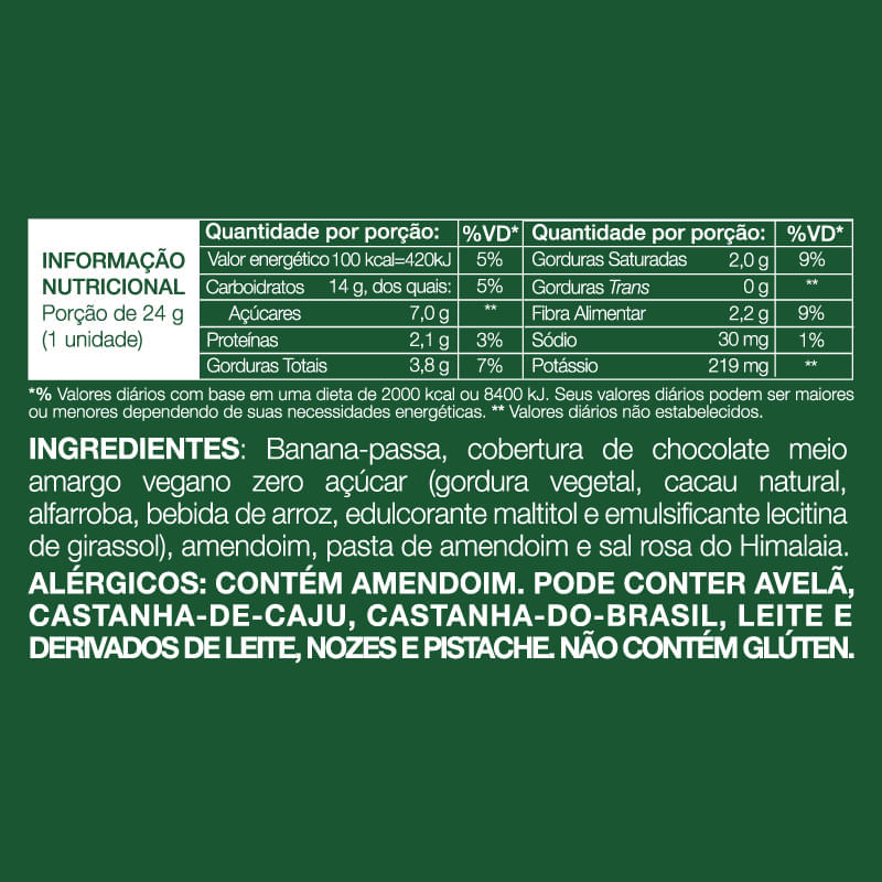 Informações nutricionais