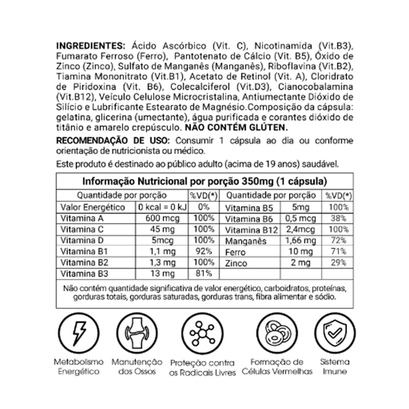 Informações nutricionais