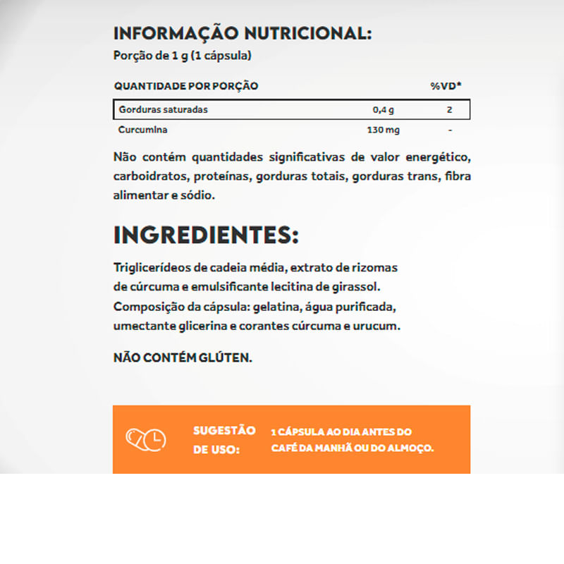 Informações nutricionais