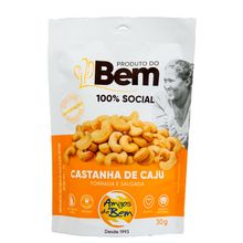 Castanha de Caju Torrada Salgada Amigos do Bem 30g