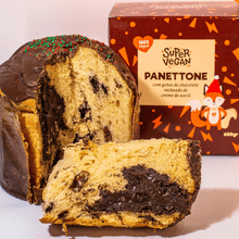 Panettone Gotas Choco Creme Avelã Super Vegan 600g