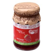 Geleia Orgânica 100% Fruta Morango Engenho da Terra 180g