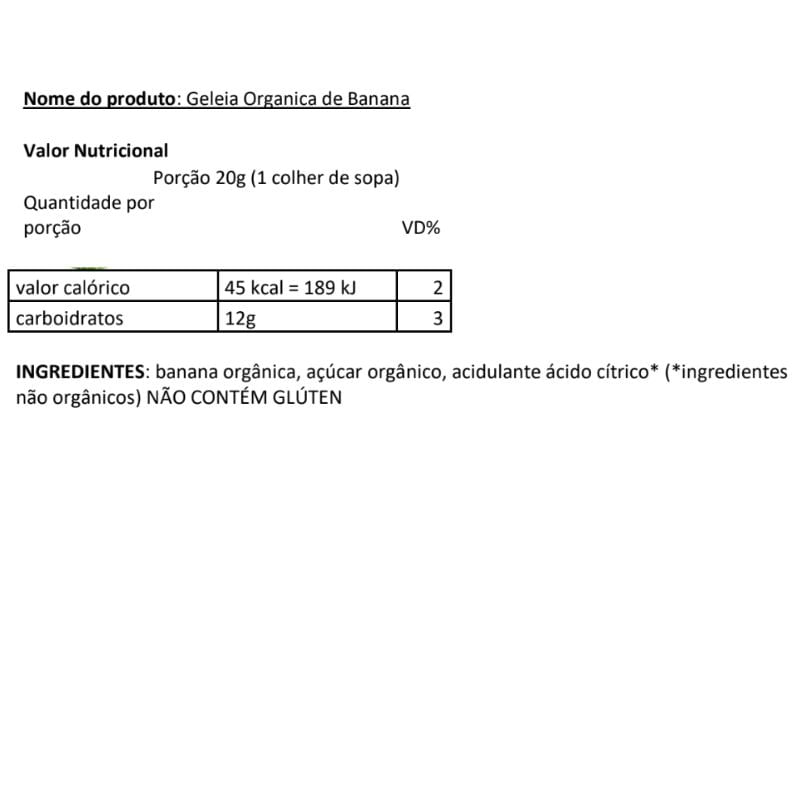 Informações nutricionais