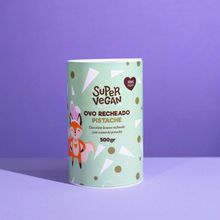 Ovo de Páscoa Recheado Pistache Super Vegan  500g