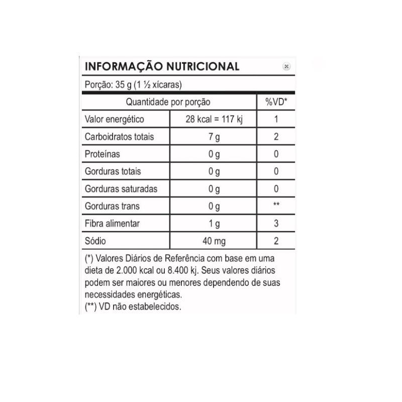 Informações nutricionais