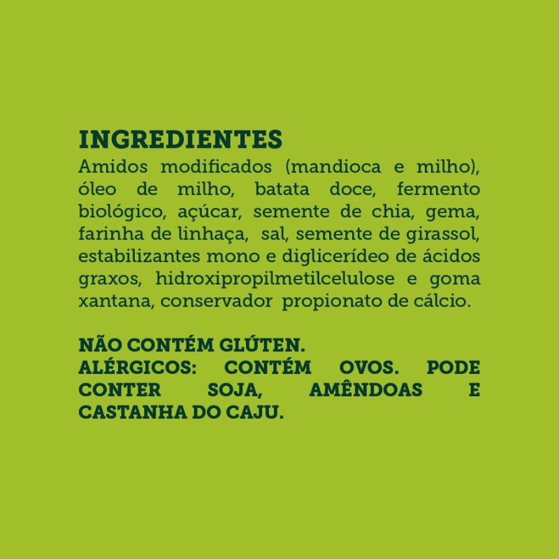 Informações nutricionais