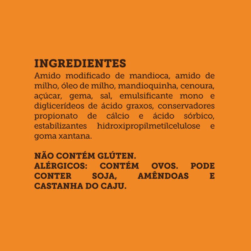 Informações nutricionais