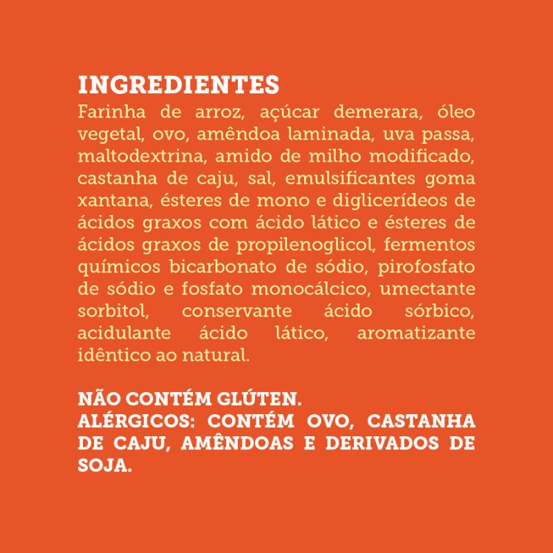 Informações nutricionais