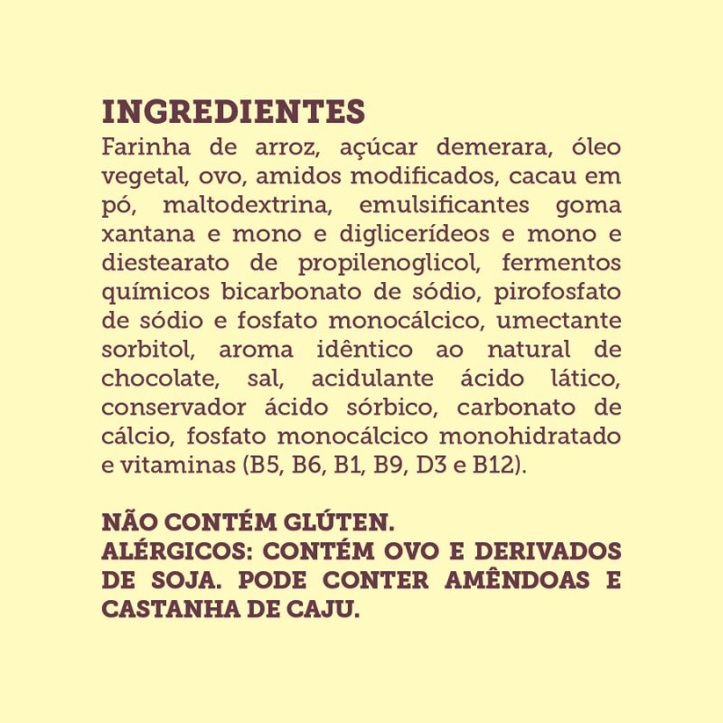 Informações nutricionais