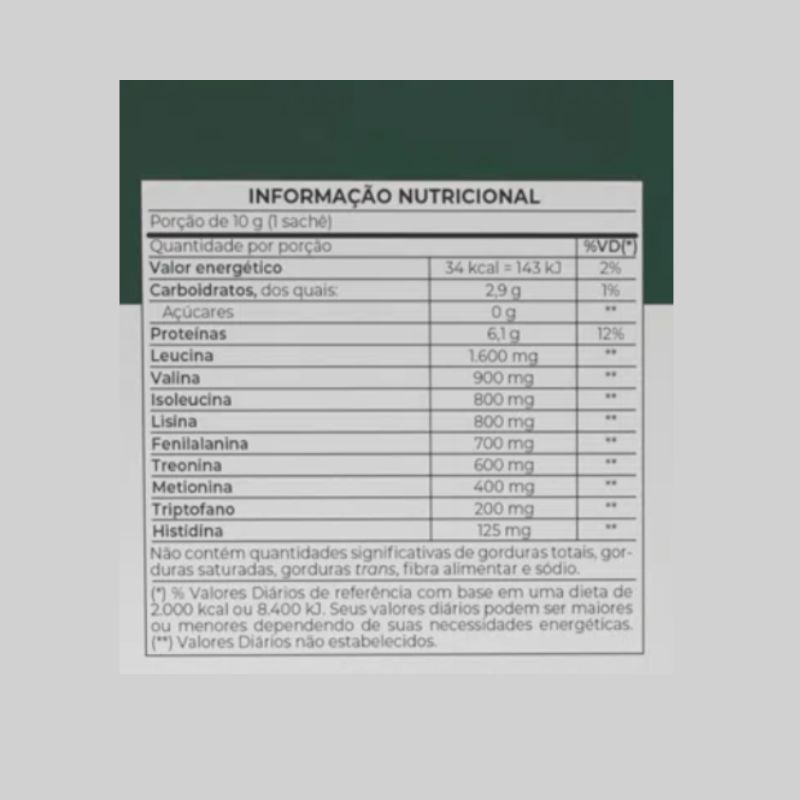 Informações nutricionais