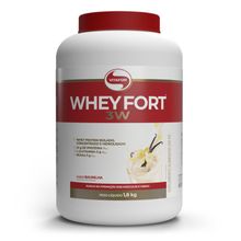 Whey Fort 3W Baunilha Vitafor 1800g