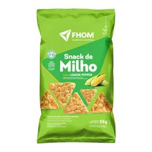 Snack de Milho Lemon Pepper Fhom 55g