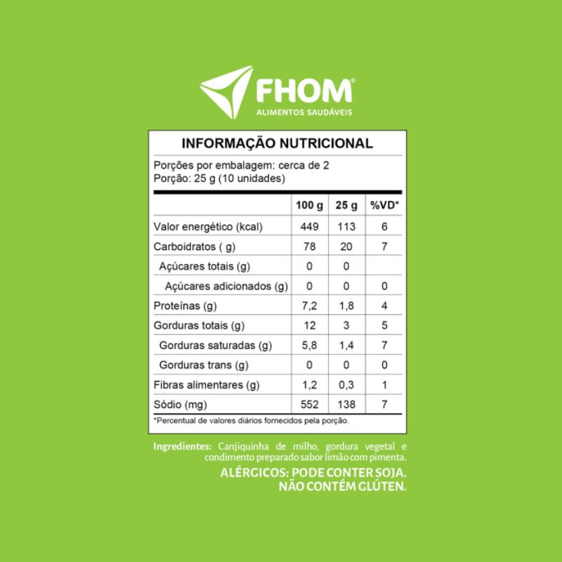 Informações nutricionais