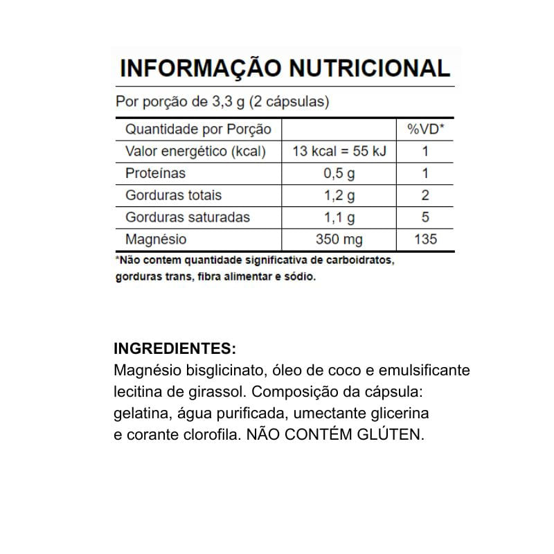 Informações nutricionais