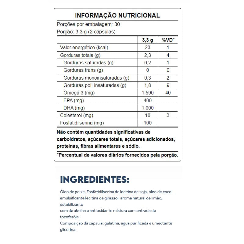 Informações nutricionais