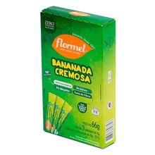 Bananada Cremosa Zero Flormel 3un 66g