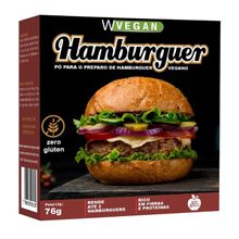 Mistura para Hamburguer em pó Carne 76g Wvegan