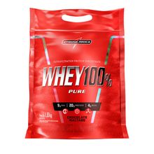 Whey 100% Pure Chocolate Maltado Integralmedica Pouch 1800g