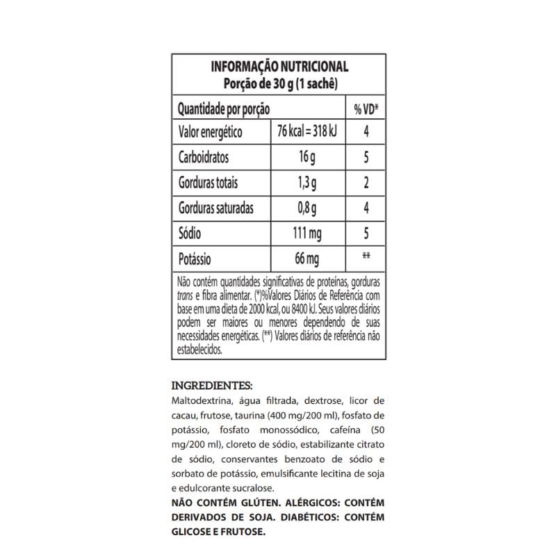 Informações nutricionais