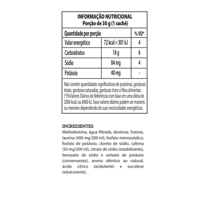 Informações nutricionais