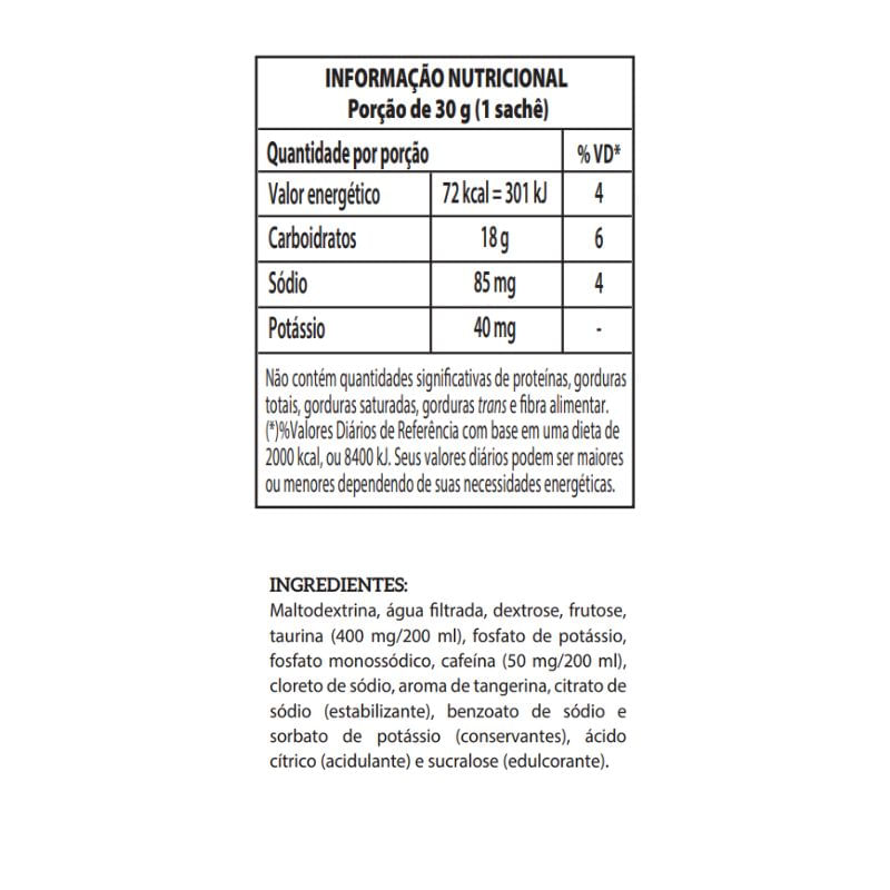 Informações nutricionais