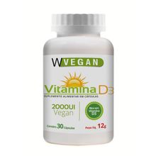 Vitamina D3 Vegan 2000Ui 30Caps Wvegan