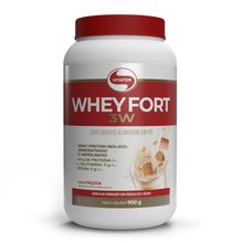 Whey Fort 3W Paçoca Vitafor 900g