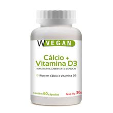 Cálcio Vit D3 2000Ui 60Caps Wvegan