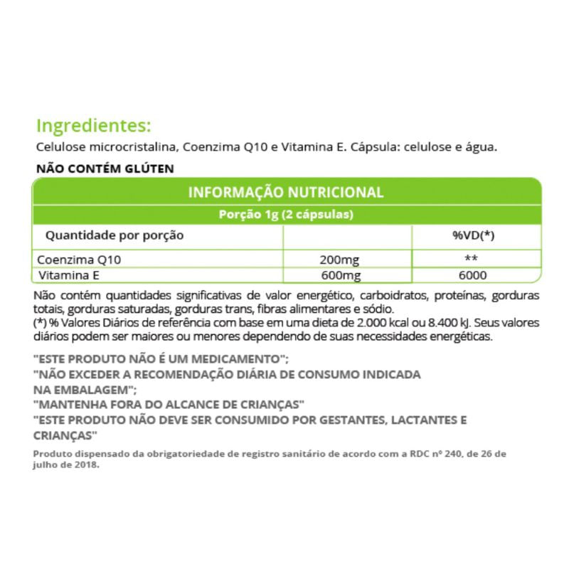 Informações nutricionais