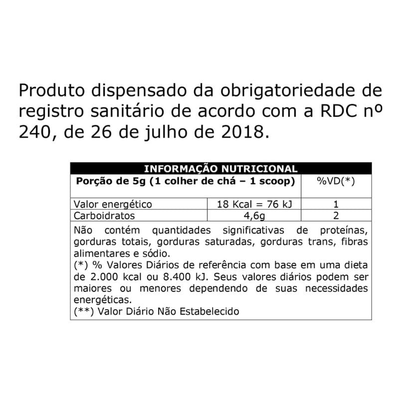 Informações nutricionais