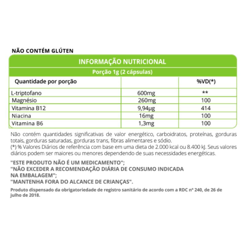 Informações nutricionais