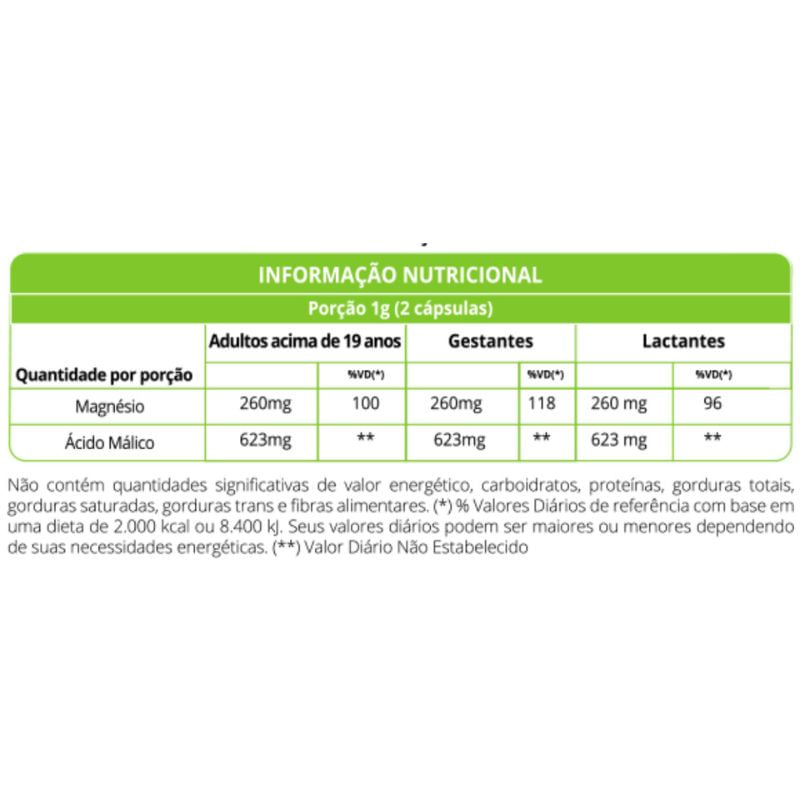 Informações nutricionais