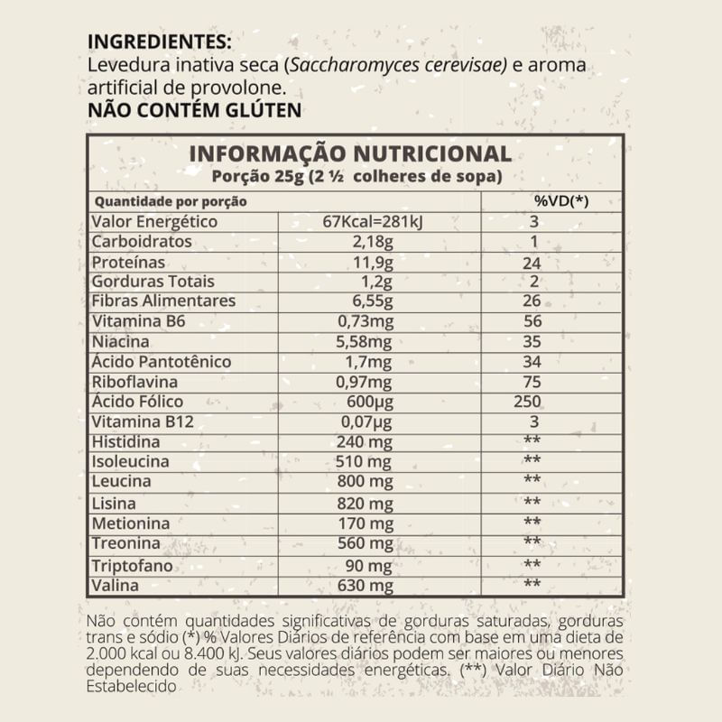 Informações nutricionais