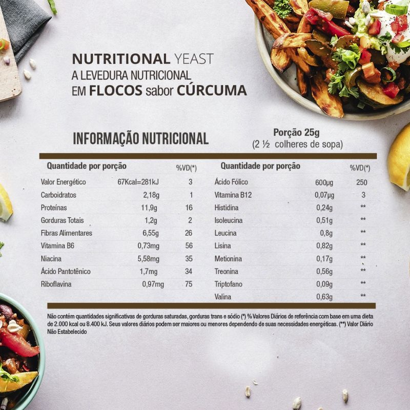 Informações nutricionais