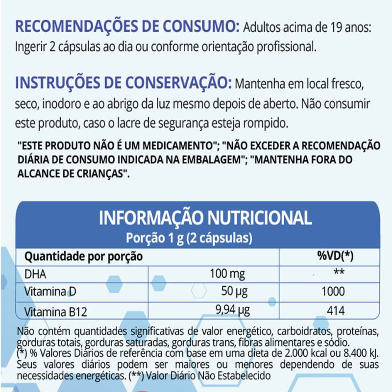 Informações nutricionais