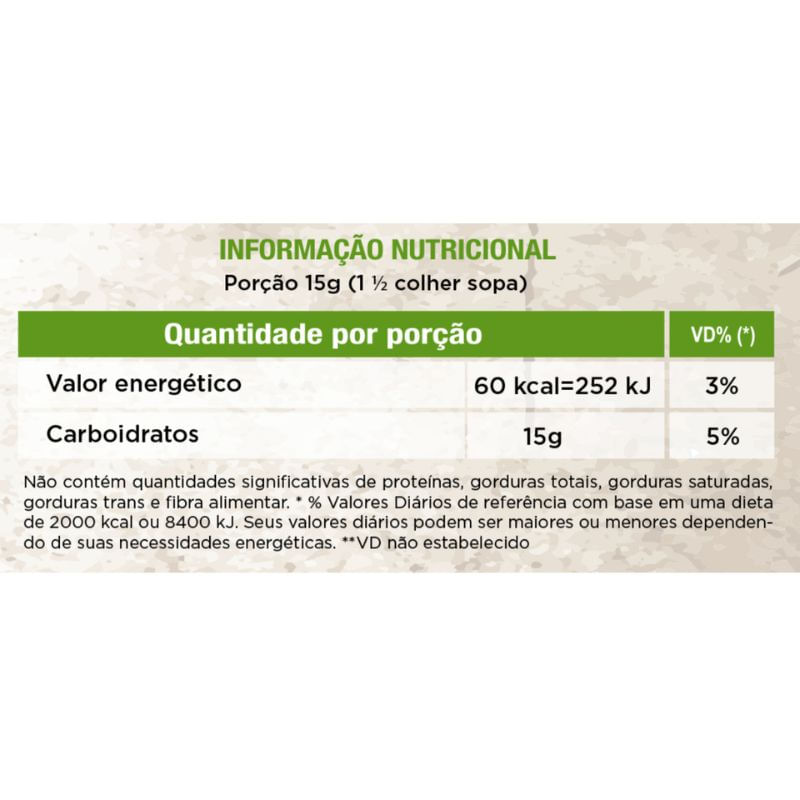 Informações nutricionais