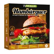 Pó preparo de Hamburguer Frango 76g Wvegan