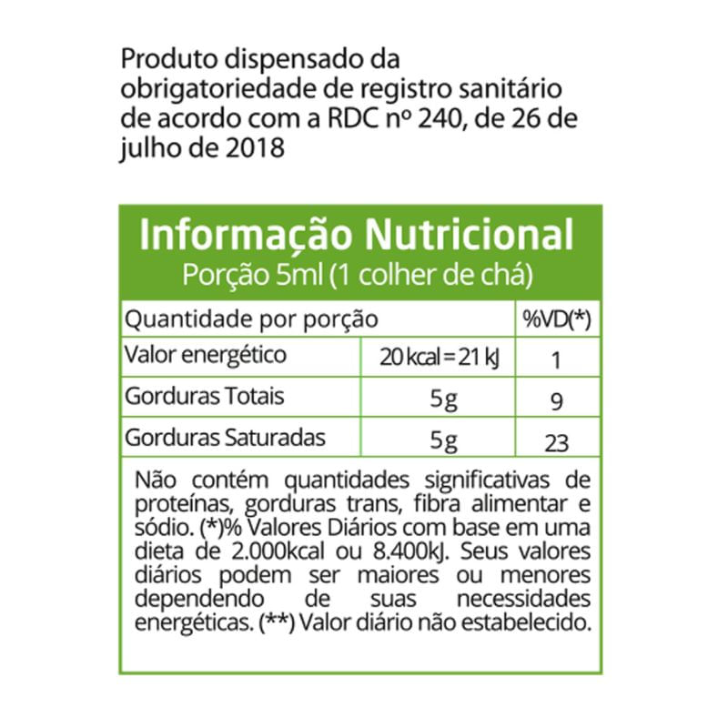 Informações nutricionais