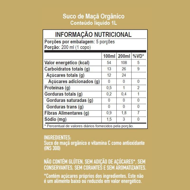 Informações nutricionais