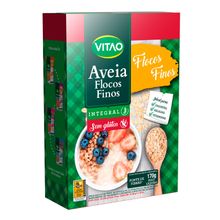 Aveia Flocos Finos Sem Glúten Vitao 170g