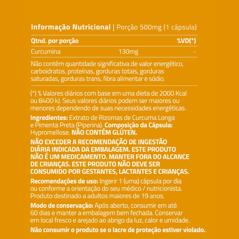 Informações nutricionais