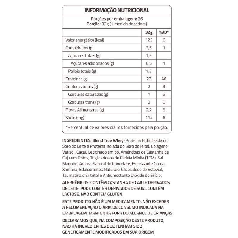 Informações nutricionais