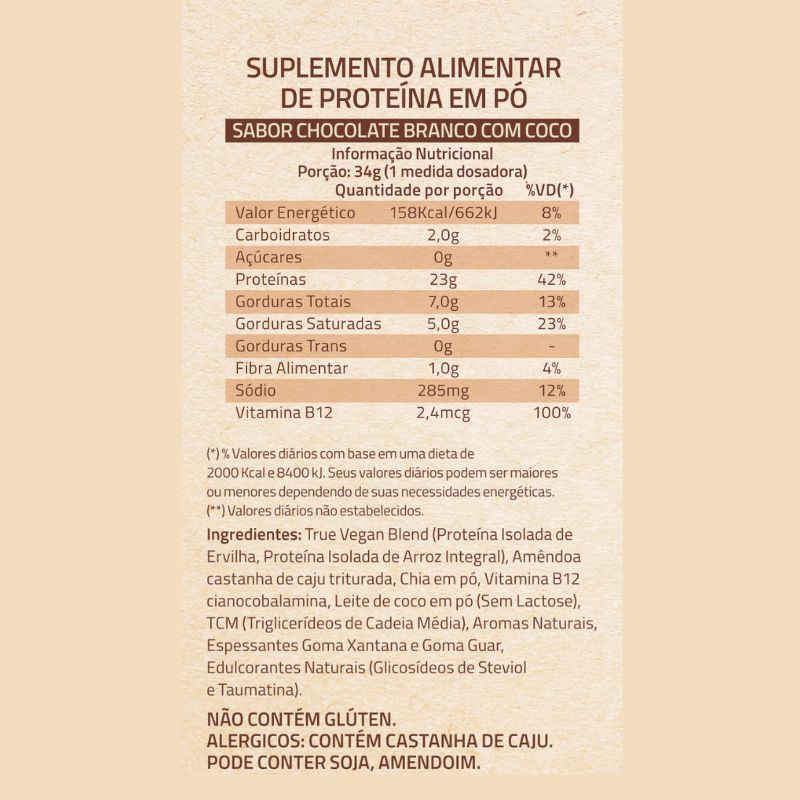 Informações nutricionais