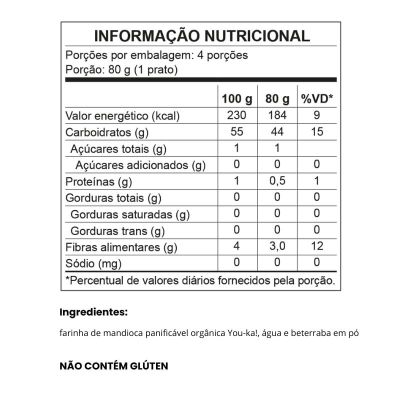 Informações nutricionais