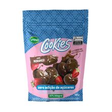 Cookies Zero Morango cobertura Chocolate Vitao 120g