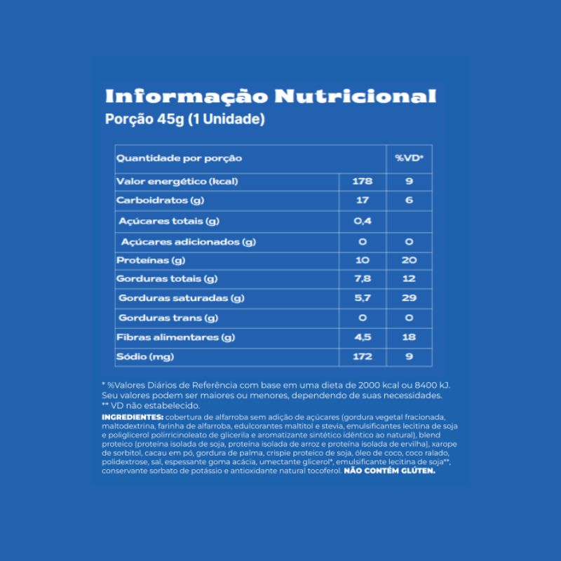 Informações nutricionais