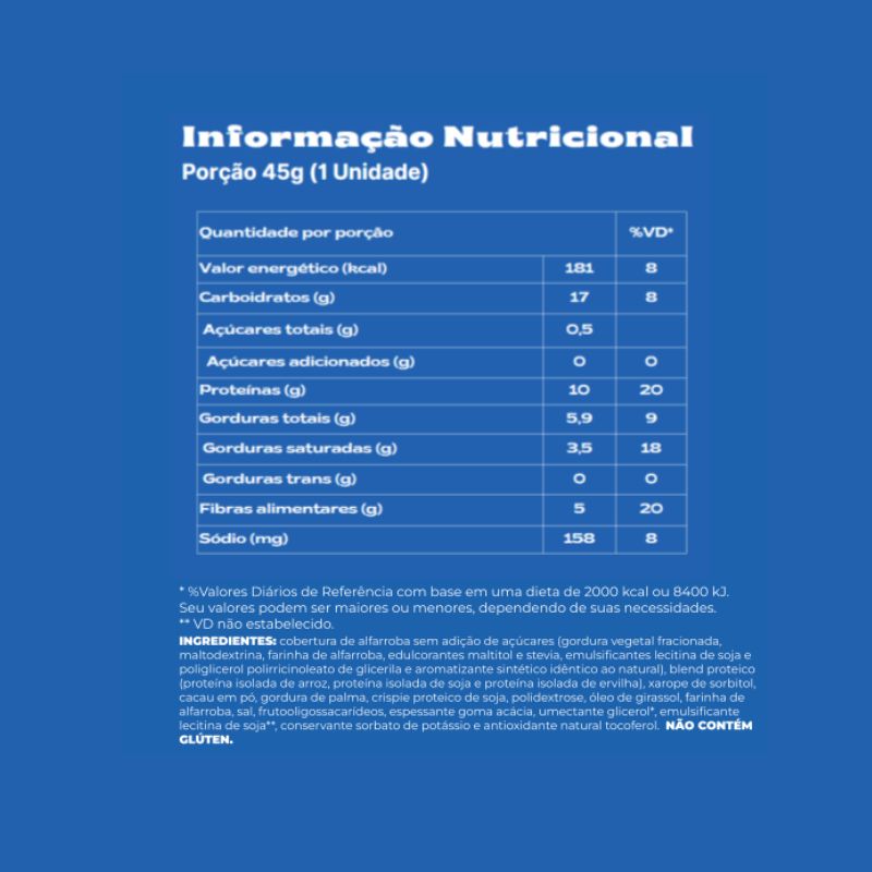 Informações nutricionais