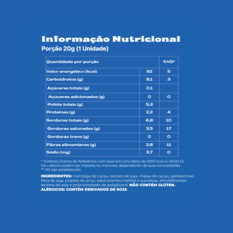 Informações nutricionais