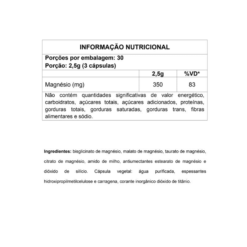 Informações nutricionais